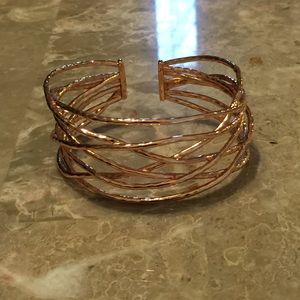 Gorjana Rose Gold Cuff Bracelet - Lola